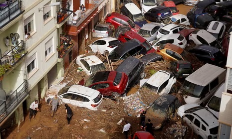 Spanish floods: 95 confirmed dead as year of rain falls in a day in Valencia