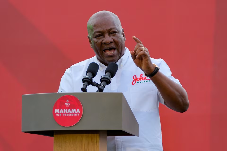 Reuters: Main Ghana opposition leader tipped to win presidential vote, poll shows